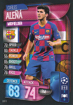 Carles Alena FC Barcelona 2019/20 Topps Match Attax CL #BAR9